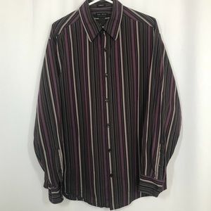 Men’s Striped Button Down Shirt